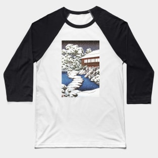 The Mansion in Fukagawa by Kawase Hasui Baseball T-Shirt